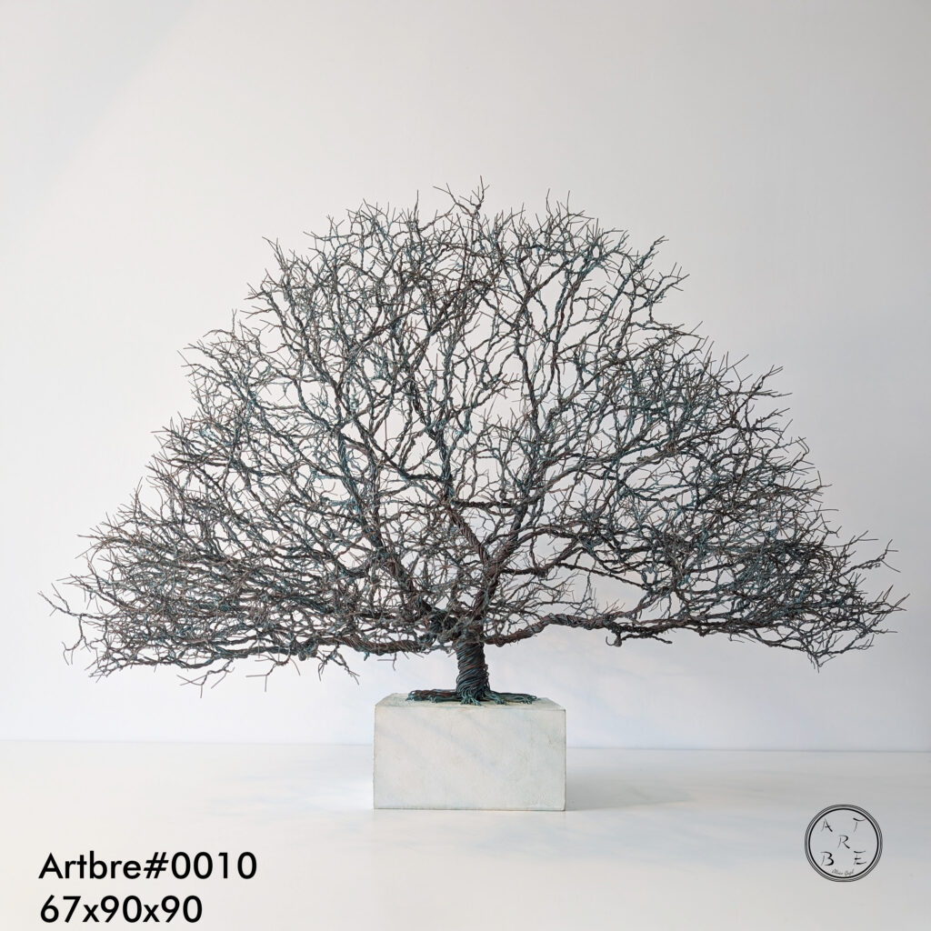 sculpture arbre métal olivier goupil artbre