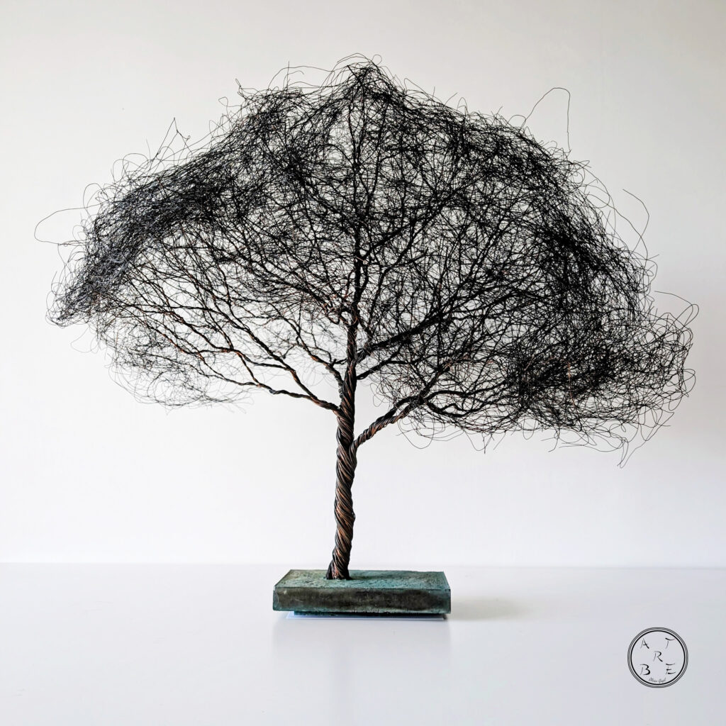sculpture arbre métal olivier goupil artbre