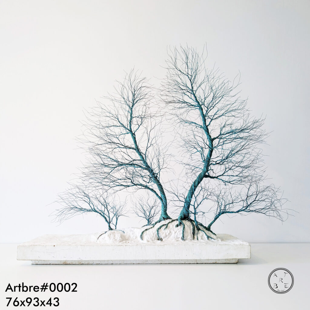 sculpture arbre métal olivier goupil artbre