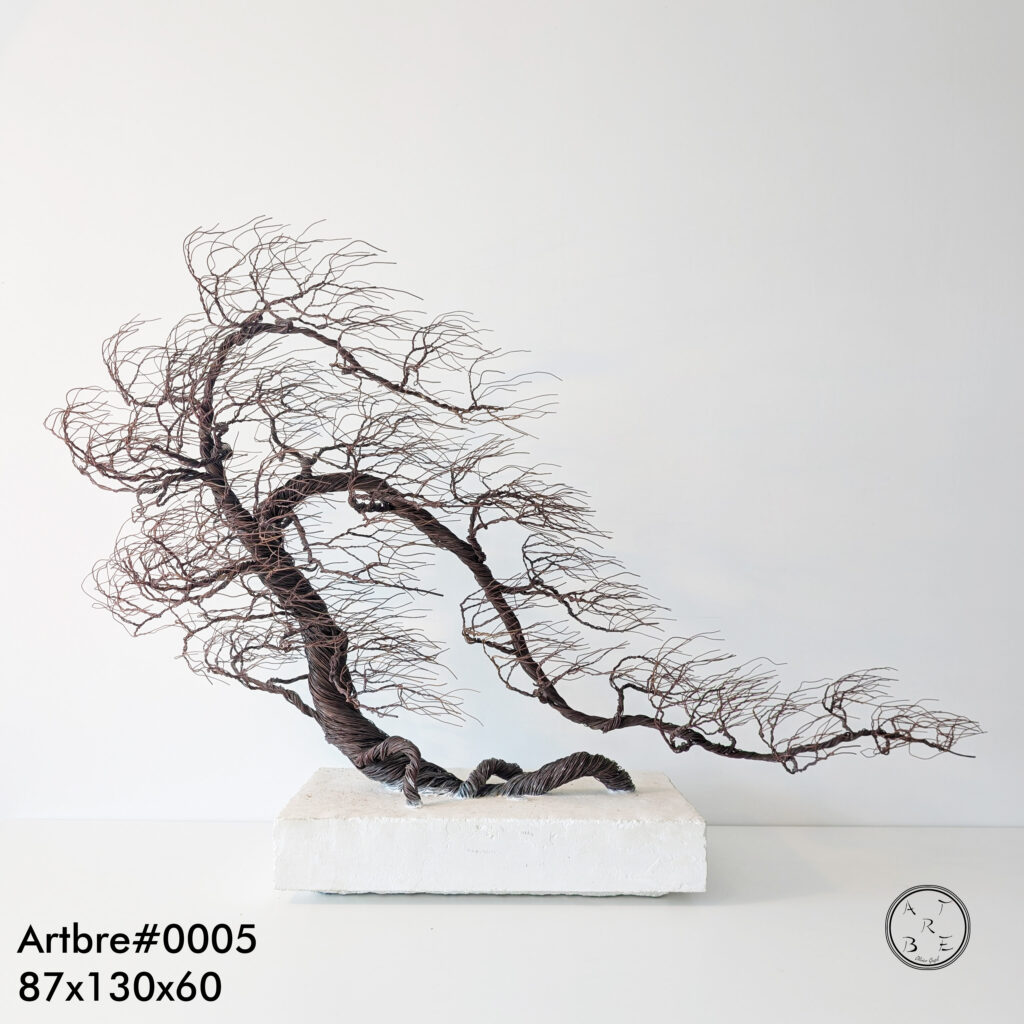 sculpture arbre métal olivier goupil artbre