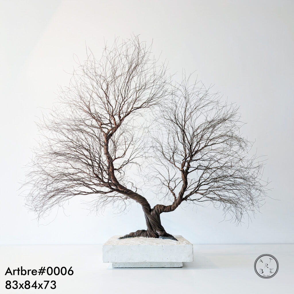 sculpture arbre métal olivier goupil artbre