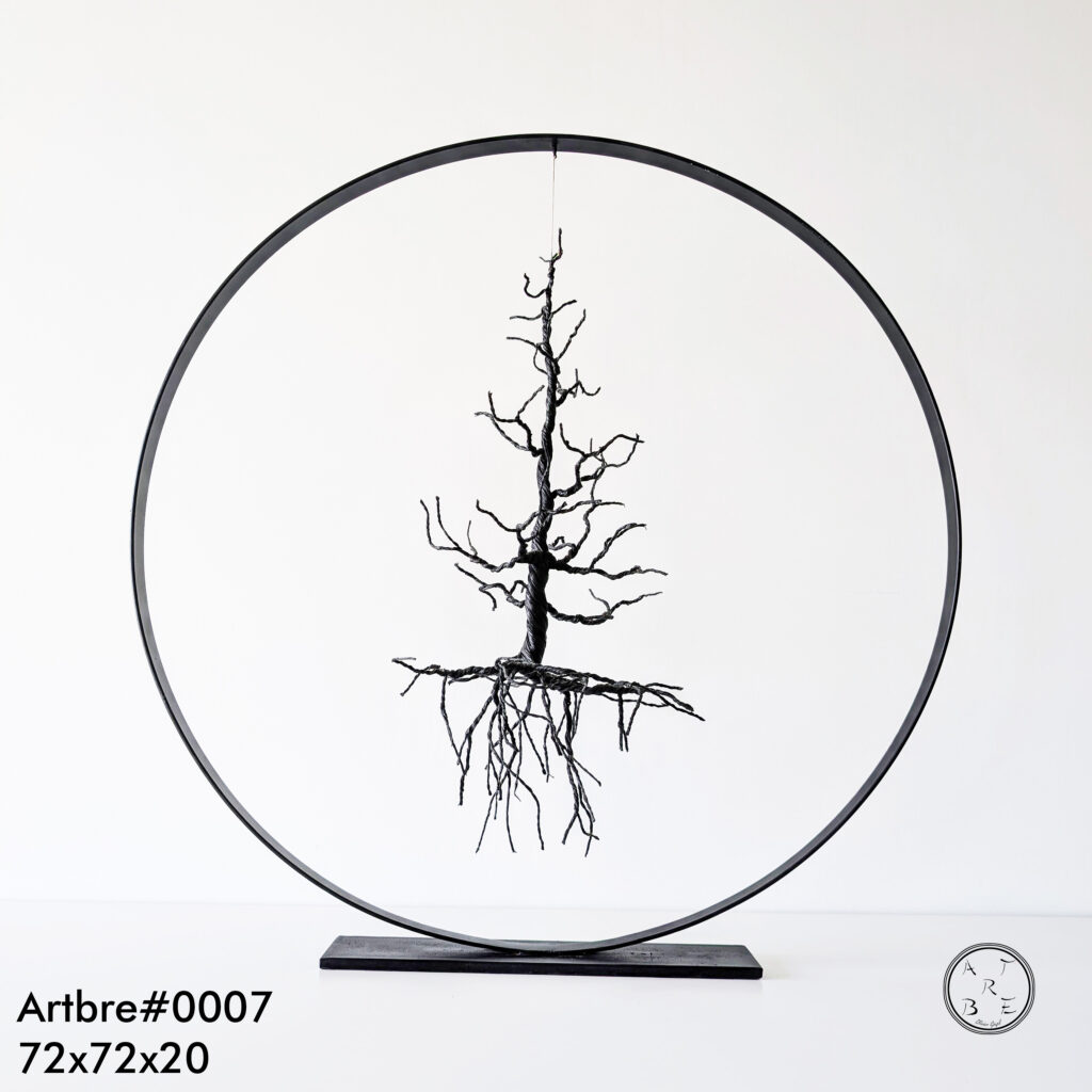 sculpture arbre métal olivier goupil artbre