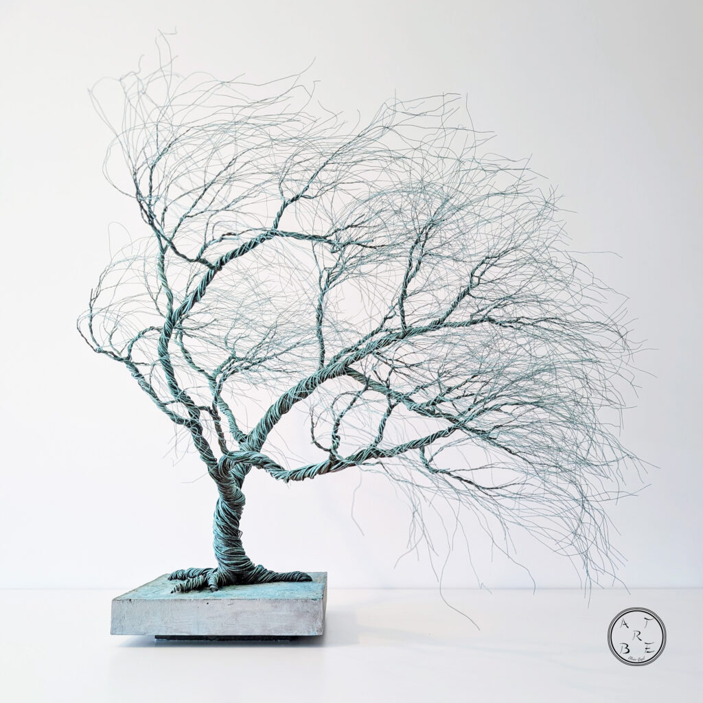sculpture arbre métal olivier goupil artbre