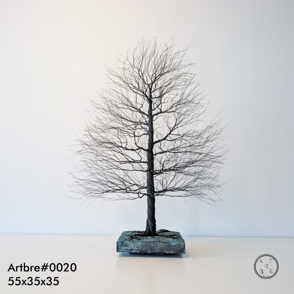 sculpture arbre métal olivier goupil artbre
