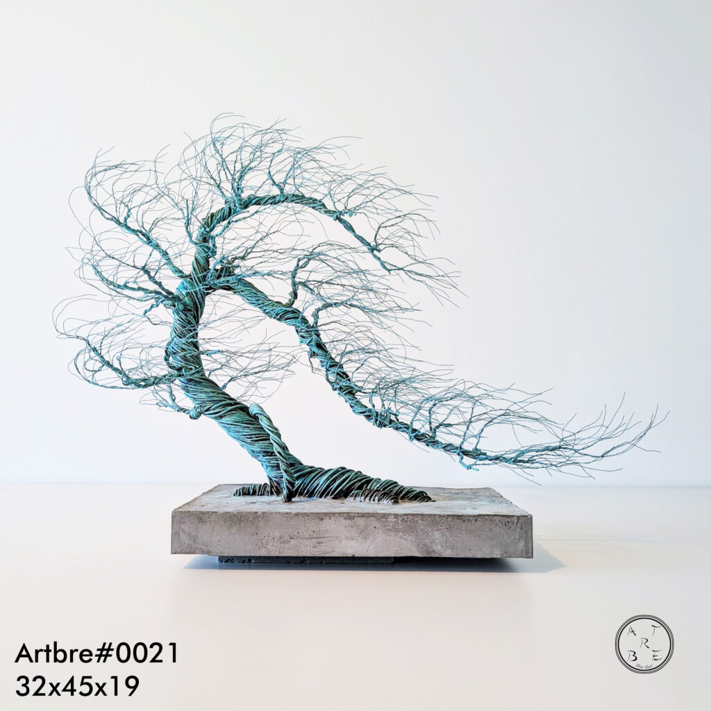 sculpture arbre métal olivier goupil artbre