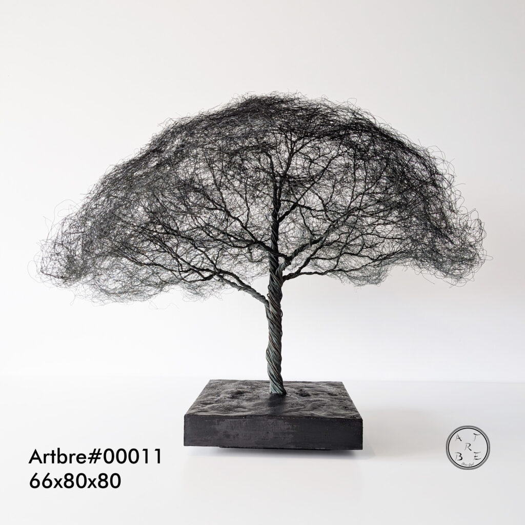 sculpture arbre métal olivier goupil artbre
