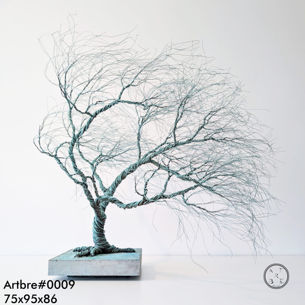 sculpture arbre métal olivier goupil artbre